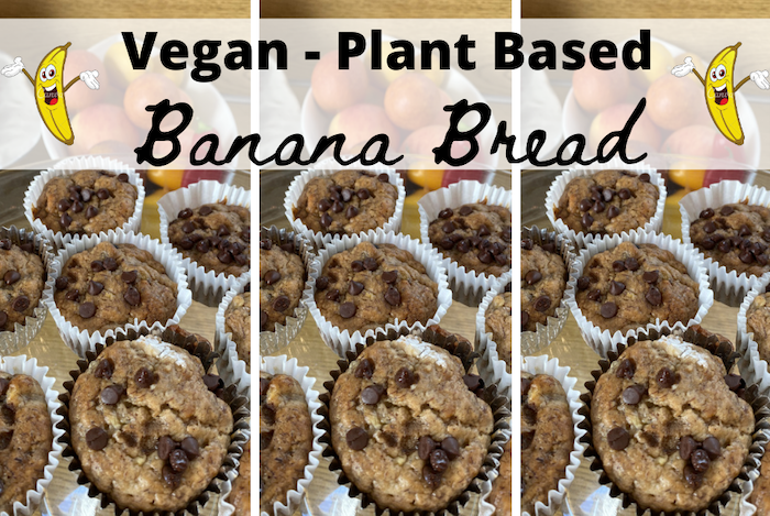 Vegan Plant Based Banana Bread