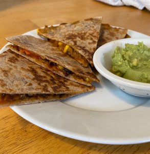 buffalo chickpea quessadilla